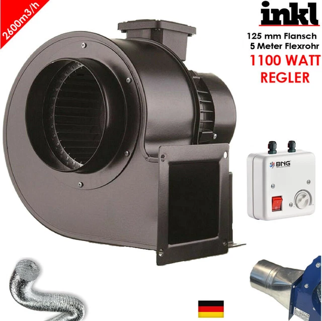 Tubo Aspirazione Filtro Aria Ventilatore Centrifugo Radiale Con - Foto 4