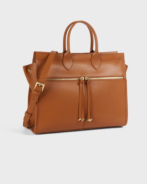 Ted baker emiilyy online leather tote bag