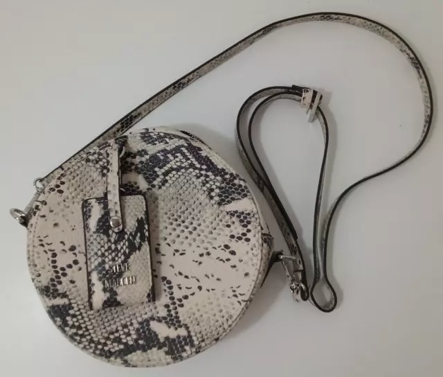 Steve Madden Bag Animal Print Round Zip