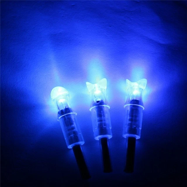 Archery Arrow Automatic LED Lighted Nocks for Crossbow Bolts I.D 0.300"/7.62mm 2
