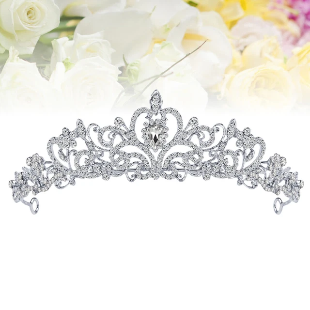 Corona nuziale cristallo lucido elegante squalo corona copricapo