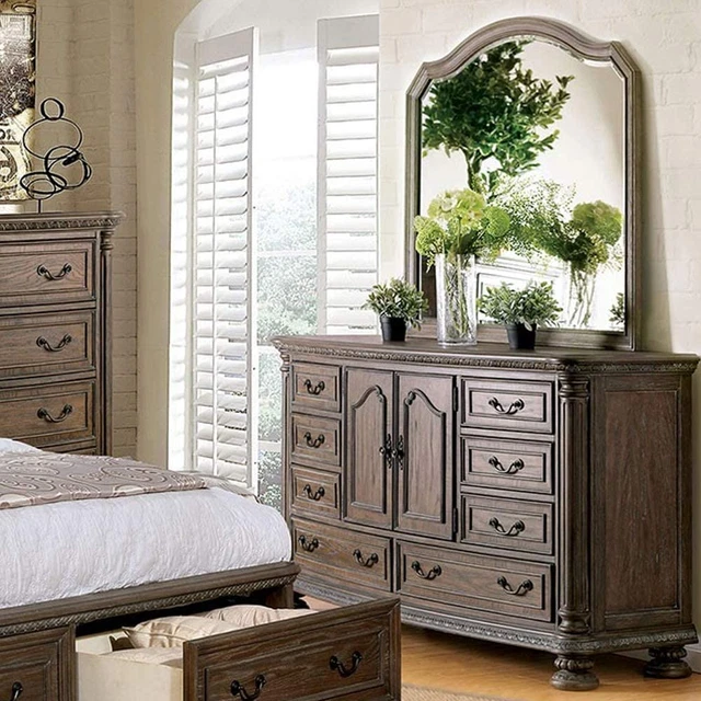 William'S Home Furnishing Persephone Dressers, Large, Rustic Natural Tone