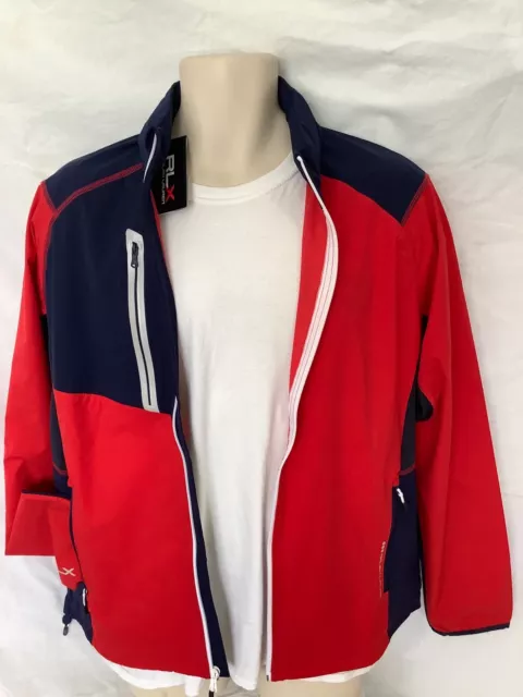 Ralph Lauren RLX Golf Par Unlined Windbreaker Rain Jacket Coat Medium Rrp £195