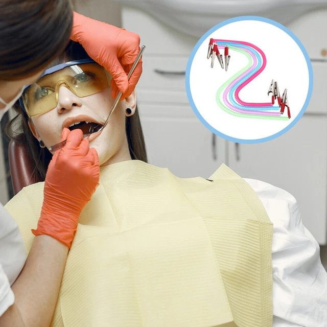 4 pezzi porta tovaglioli dentali, clip bavaglino, clip bavaglino domestico,