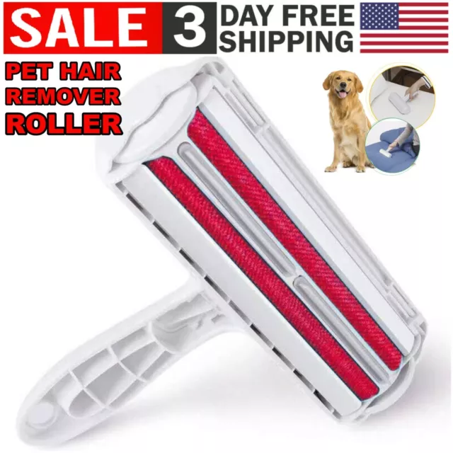 Pet Hair Remover Roller Dog Cat Reusable Cleaning Brush Lint Sofa Clothes Carpet
