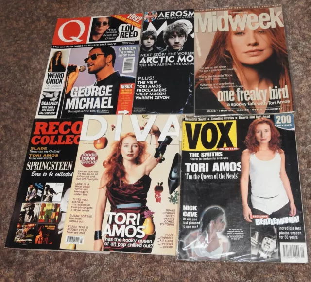 Tori Amos Q Mojo Midweek Record Collector Diva Vox job lot bundle magazines