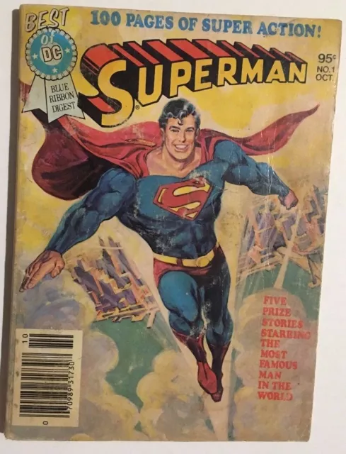 BEST OF DC SPECIAL BLUE RIBBON COMICS DIGEST #1 (1979) Superman G/VG