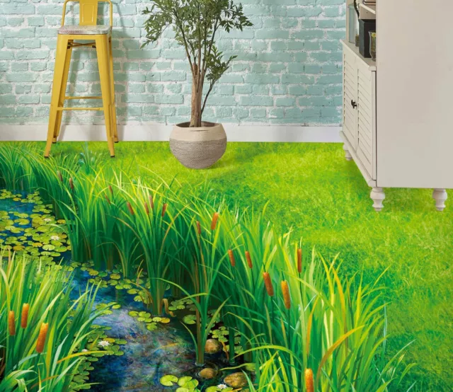 3D Green Grass R3170 Floor WallPaper Murals Wallpaper Mural Print Luna 24