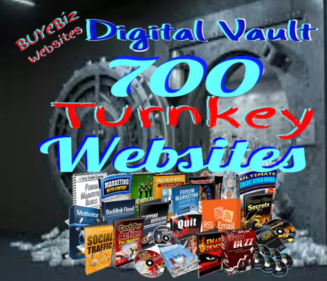 Turnkey Mega 700 Website Scripts Pack  w/Option for Unl Master Reseller Hosting