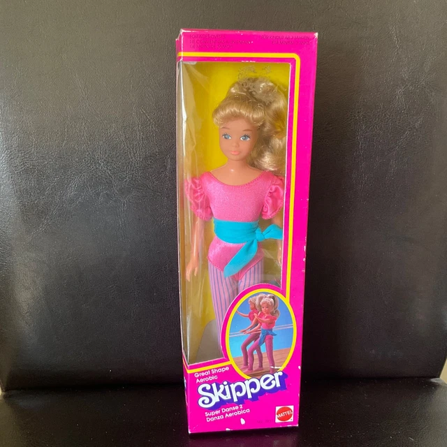 VINTAGE Mattel Barbie Great shape Aerobic  Skipper  1983 #7417 ~ NRFB ~ NEW