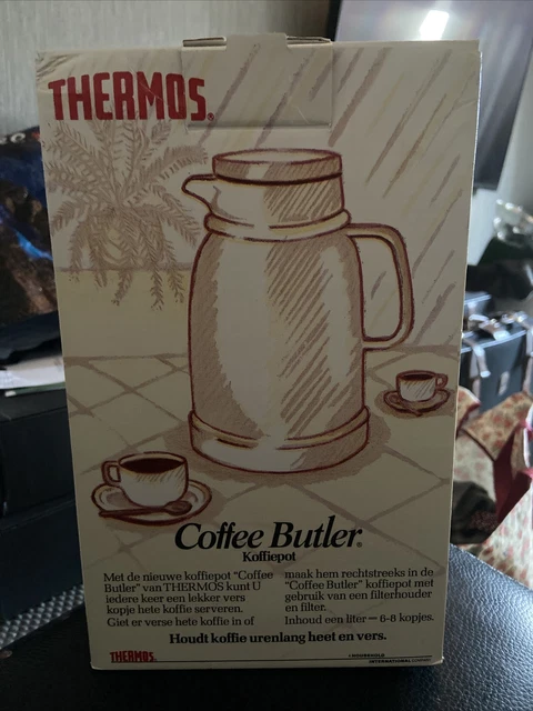 RED MOUNTAIN COFFEE Butler By Thermos Vintage 1l Flask Jug 9.99