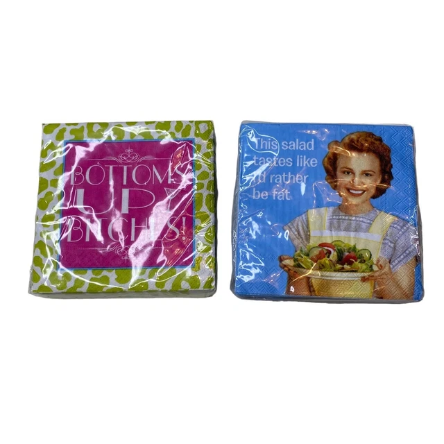 Design Beverage Party Cocktail Napkins. Brand New