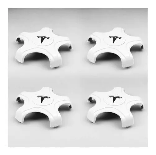 TESLA 4 STÜCK Nabendeckel Felgendeckel Nabenkappen Weiß Emblem für Model 3  NEW* EUR 35,68 - PicClick DE