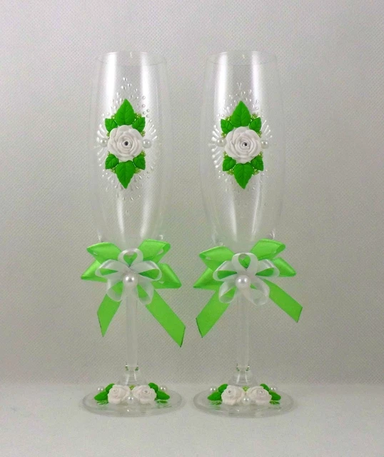 Hochzeitsgläser Verres à Champagne de Mariée Mariage