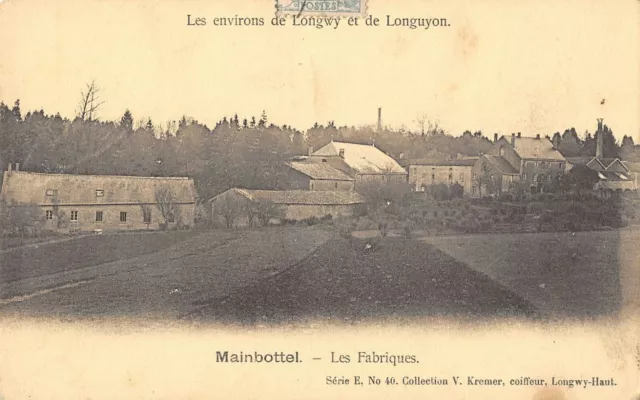 CPA 54 THE SURROUNDINGS OF LONGWY & LONGUYON MAINBOTTEL FACTORIES (non div back)
