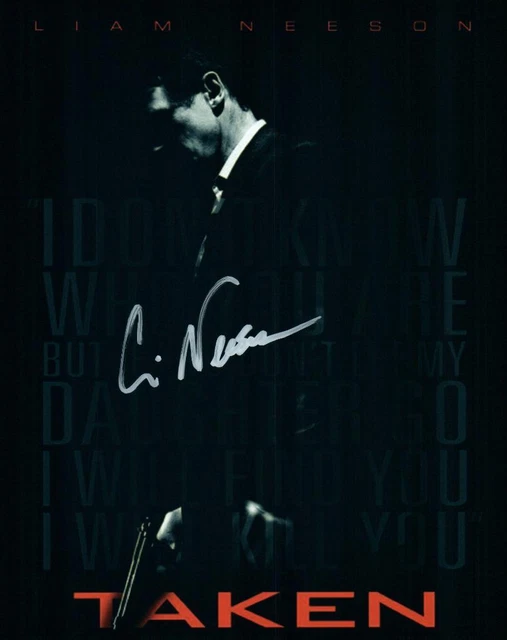 Liam Neeson 8x10 autographed Picture signed Photo COA included