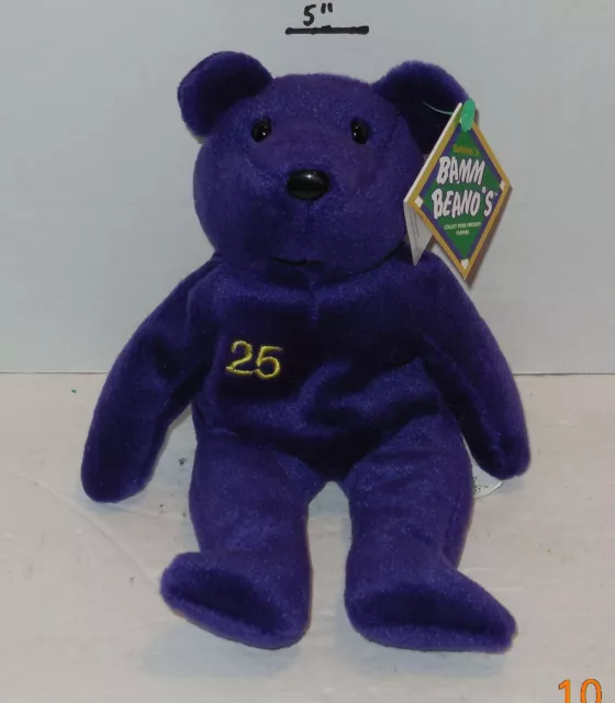 Salvino's Bamm Beanos Plush Bear Mark McGwire #25 St Louis Cardinals