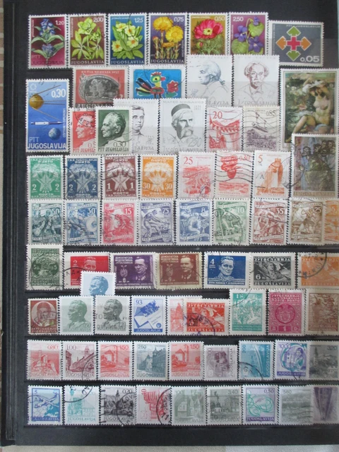 Album de timbres iran irak Yougoslavie usa - Collection