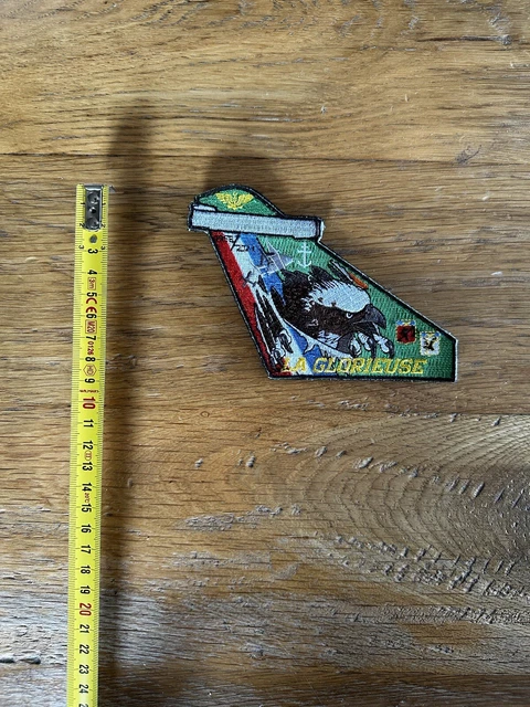 Patch écusson Rafale PVC Flottille 17F, Aéronavale Landivisiau, Marine Française