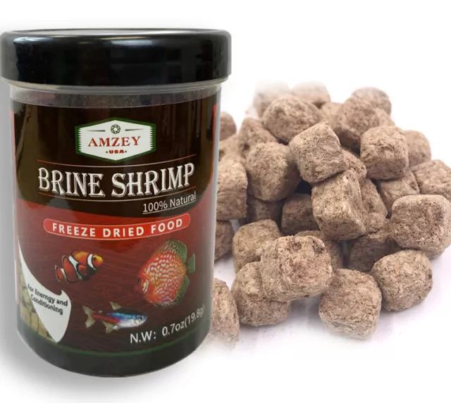 Freeze Dried Brine Shrimp-Betta Fish, Goldfish, Cichlid, Guppy, Turtle