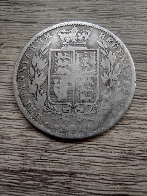 1846 Victoria Silver Half Crown ref25