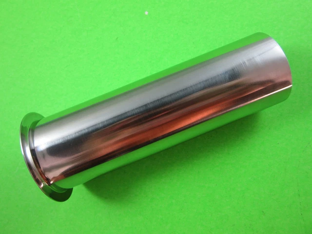 #8 x 2" STAINLESS stuffing tube for LEM  Weston Big Bite 1/3 hp meat grinder