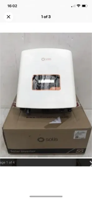 Solis Solar Wechselrichter - S6 GR1P1k_m Wechselrichter - Brandneu versiegelt im Karton