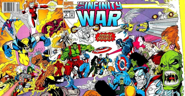 The Infinity War #4 Newsstand Cover (1992) Marvel