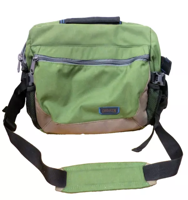 Duluth Trading Green Nylon Unisex Crossbody Bag Waist Pack Tablet Travel School