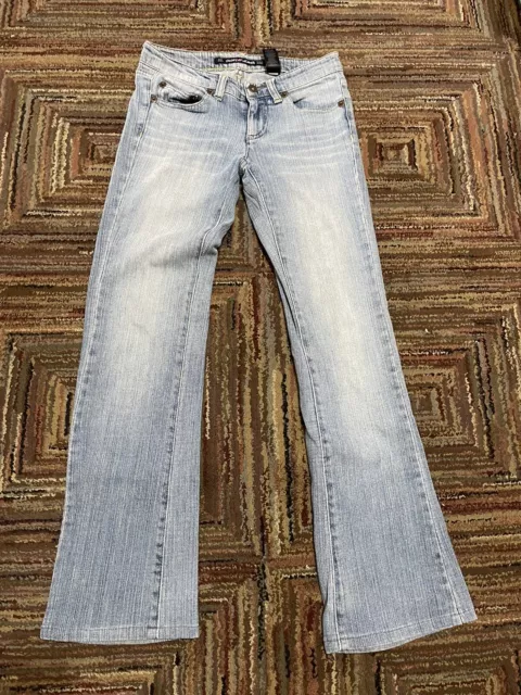 DKNY  Medium Wash Blue Denim Flare Jeans Women's Size 4