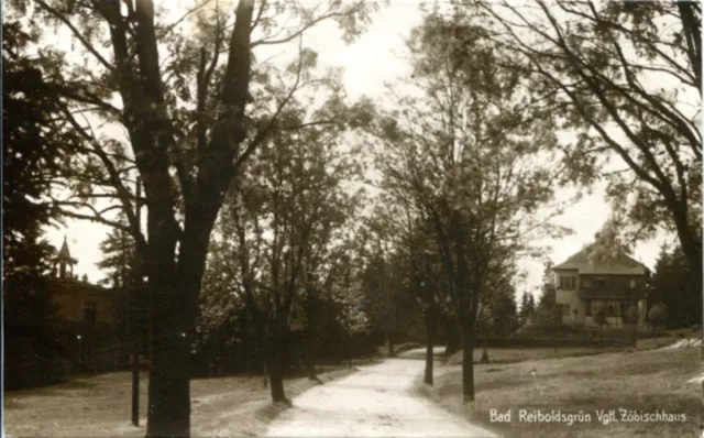 uralte AK, Bad Reiboldsgrün, Vogtländisches Zöbischhaus, Photo-AK