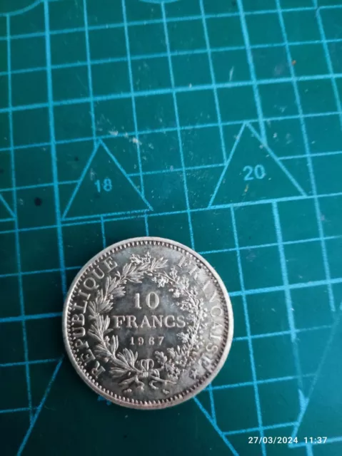 Pièce 10 Francs Argenté 1967