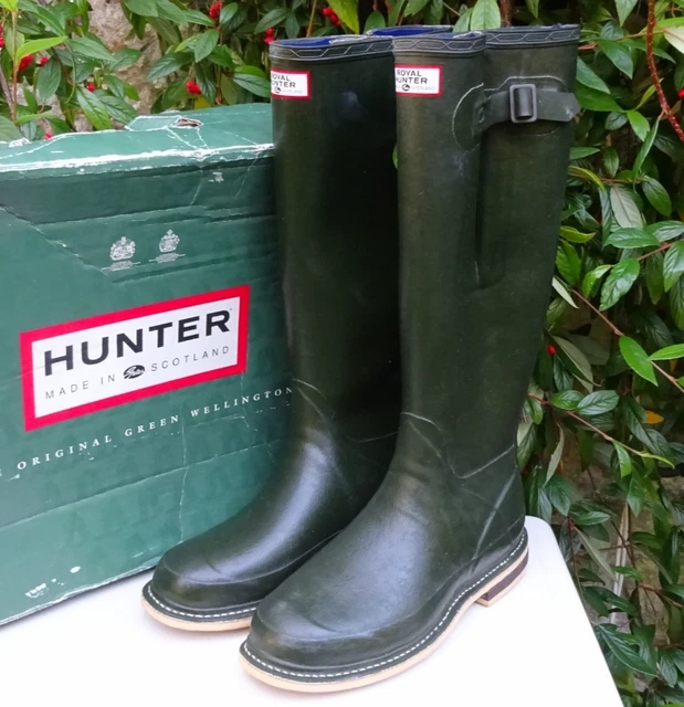 RARE VINTAGE ROYAL Hunter Neoprene Studded Wellingtons Size