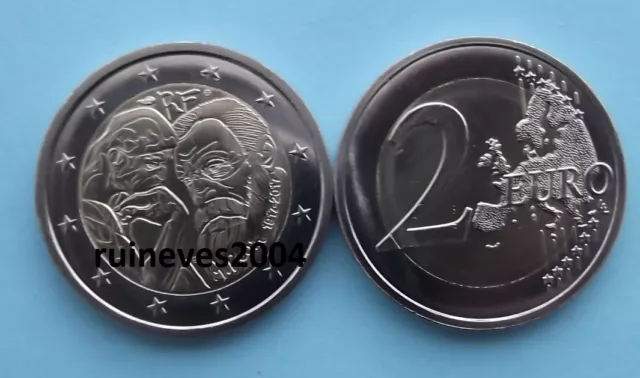 2 euro  commémorative France 2017 - " Auguste Rodin "   UNC