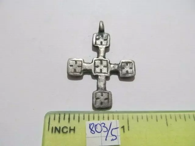 Ancient Silver cross Kyivan Rus Vikings 10-11 AD № 803/5 (copy)