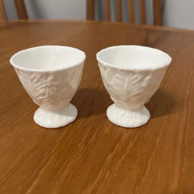 Set Of 2 Vintage Coalport Countryware Bone China Egg Cups