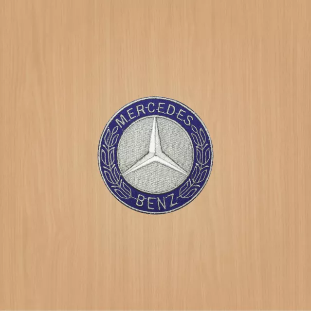 embroidery patch Iron on sew on patch, Mercedes Blue patch new , Cars patch