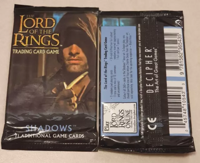 Lord of the Rings Lotr ccg tcg Shadows booster pack ovp factory sealed