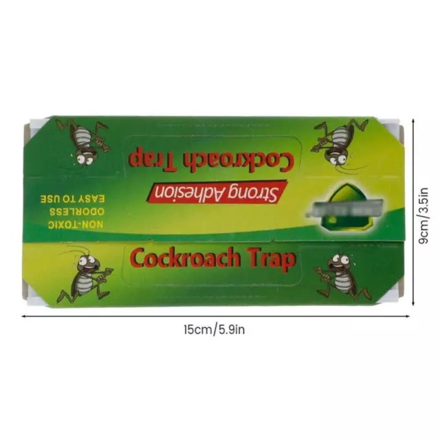 50 pcs Cockroach Trap Bait Sticky Traps Glue Pest Control Cockroaches Insect Bug 2