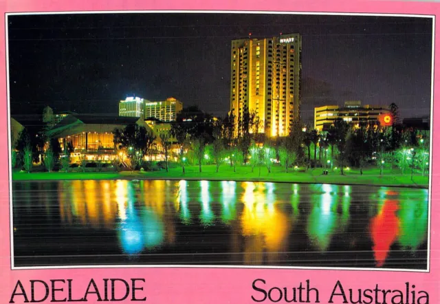 L2083 Australia SA Adelaide River Torrens Reflections postcard