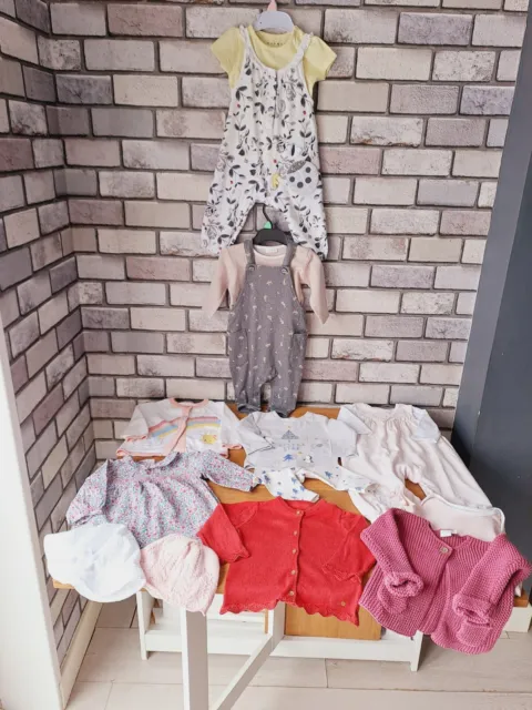 baby girls clothes 6-9 months 15 piece bundle