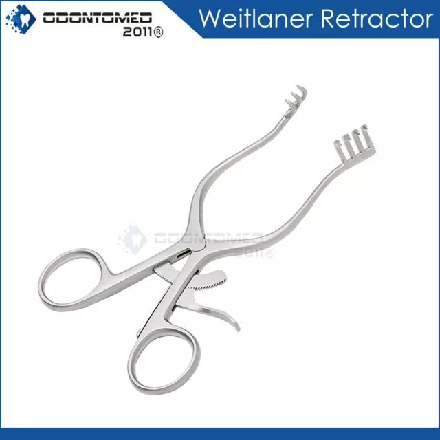 Weitlaner Retractor 4" Sharp 3x4 Prong Surgical Ent Veterinary Instruments