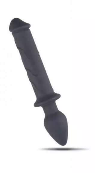 Dildo vaginale anale realistico nero fallo doppio plug sex toys butt in silicone