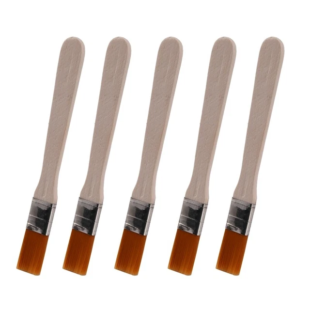 Set di 30 Pennelli per Pittura con Manico nel Legno, Pennello per e Rimozio R9W8