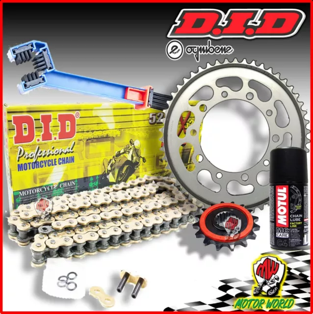 Set Transmission Chain DID Sprocket +2 Honda VT 600 C Shadow CD VLX 2000