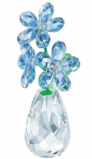 Swarovski Flower Dreams Forget Me Not Blue Crystal #5254325 Authentic New in Box