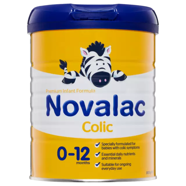 Novalac Colic Premium Infant Formula 800g Abdominal Discomfort 0-12 Months