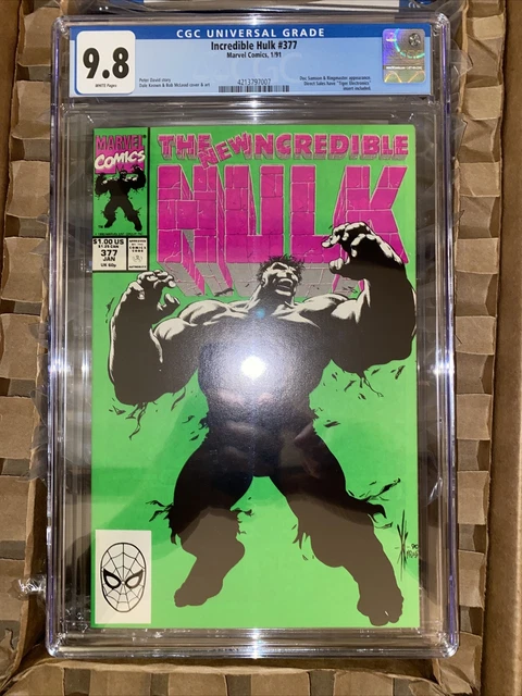 Incredible Hulk #377 1st Printing CGC 9.8 1991
