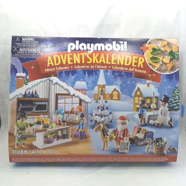 PLAYMOBIL Christmas 71088 Adventskalender ,Spielzeug-Bäckerei,ab 4 Jahren