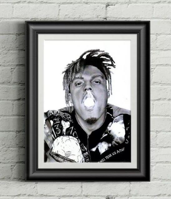 Juice Wrld Kunstdruck. Kunst Von Mel Druck Meiner Original Bleistiftzeichnung. Fan Kunst